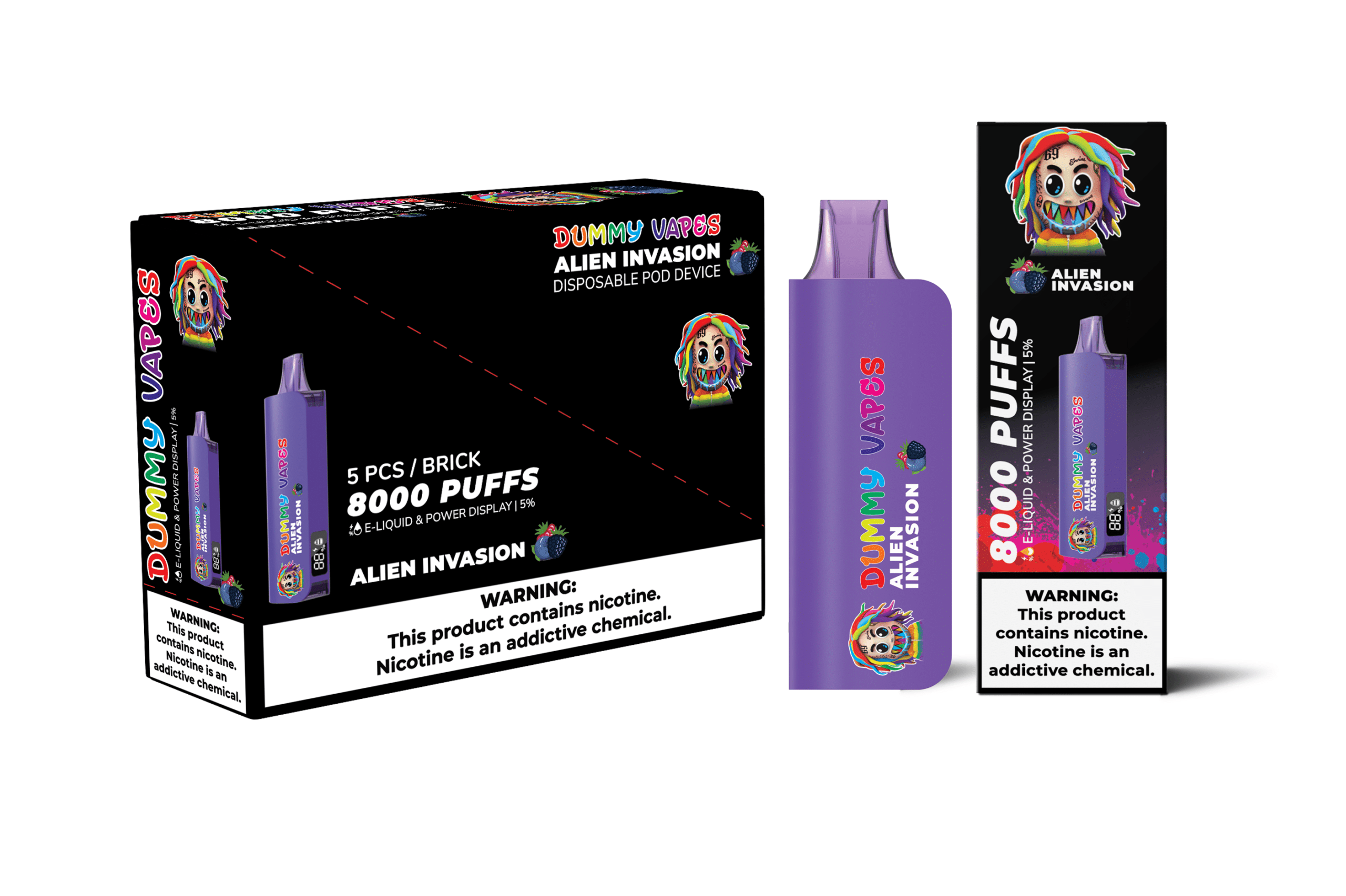 Dummy Vapes 8000 Puff Disposable Vape - Image 7