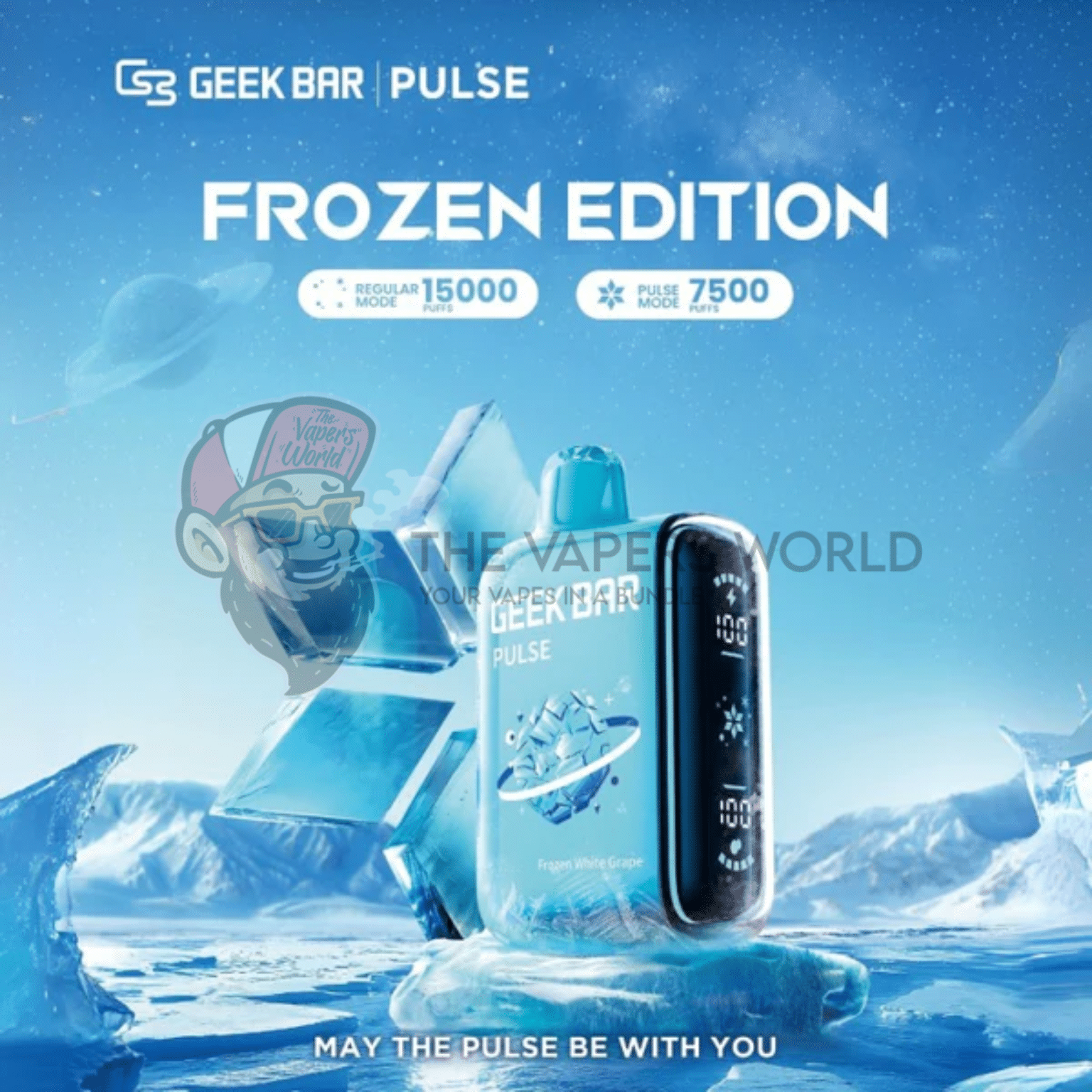 Geek Bar Pulse FROZEN Edition Disposable Vape 15000 Puffs - Image 3