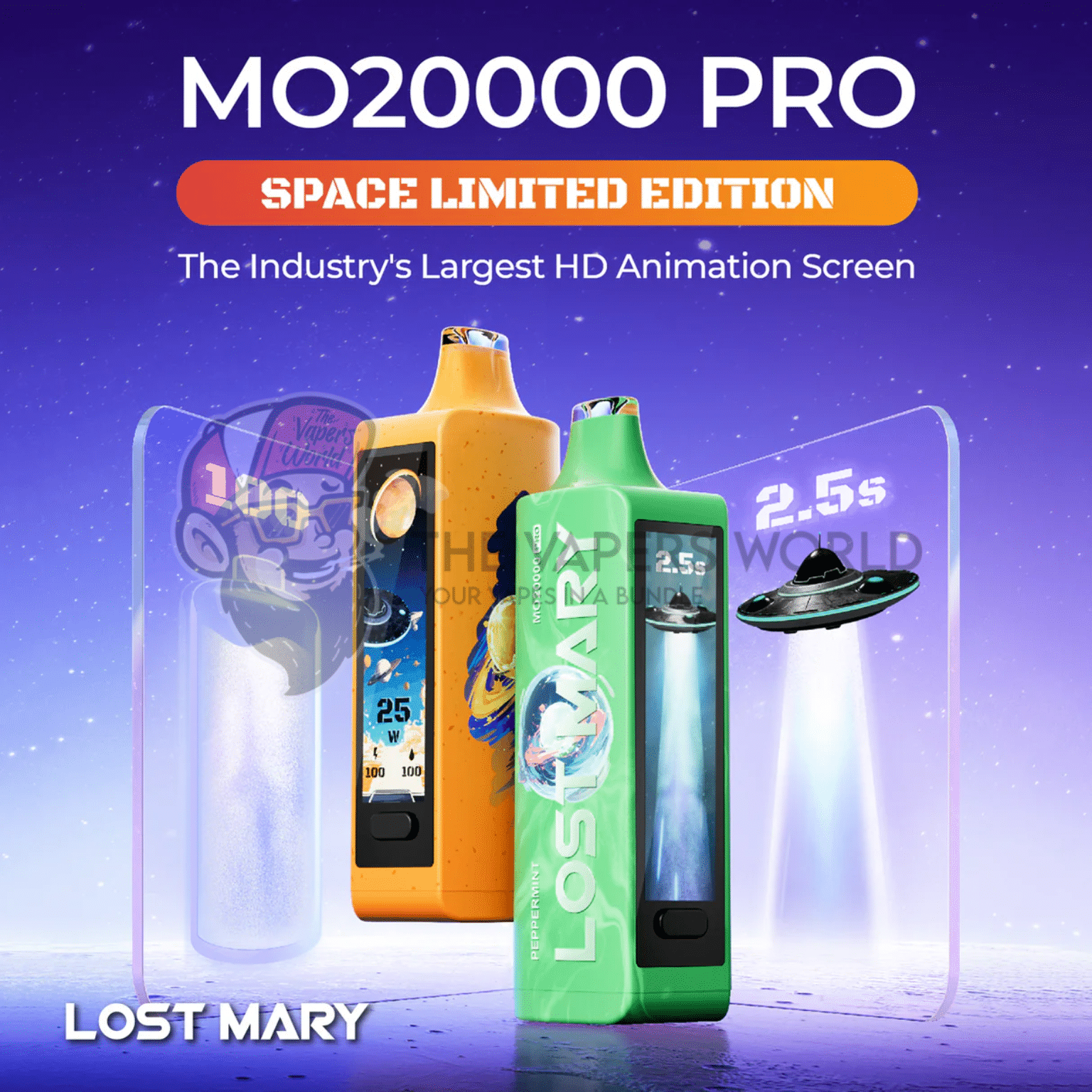 Lost Mary MO20000 Pro Space Limited Edition - Largest HD Animation Screen