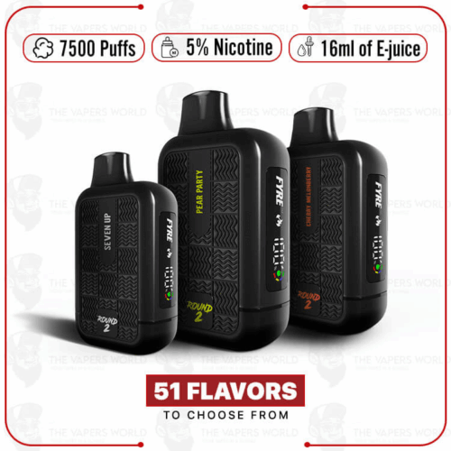 TYSON 2.0 7500 ROUND 2-DISPOSABLE