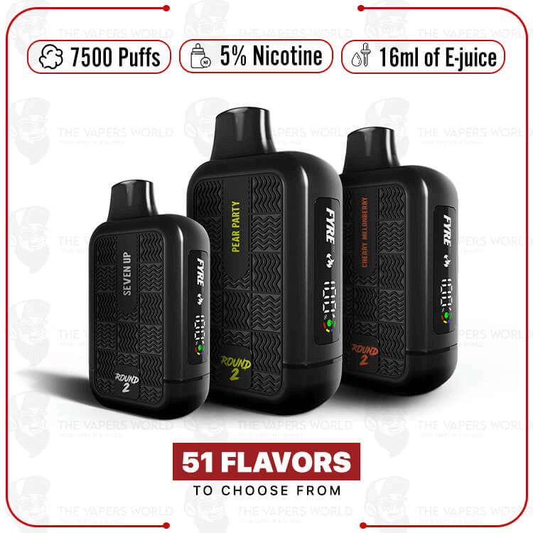 TYSON 2.0 7500 ROUND 2-DISPOSABLE