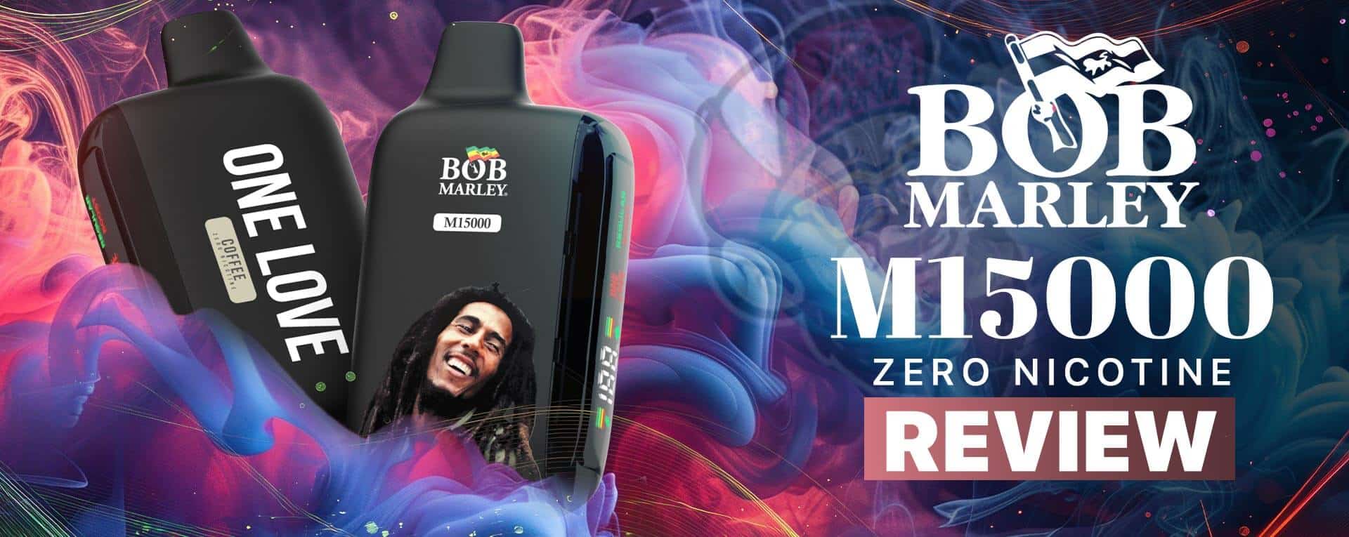 Bob Marley 0 Nicotine 15000 Puffs Disposable Vape