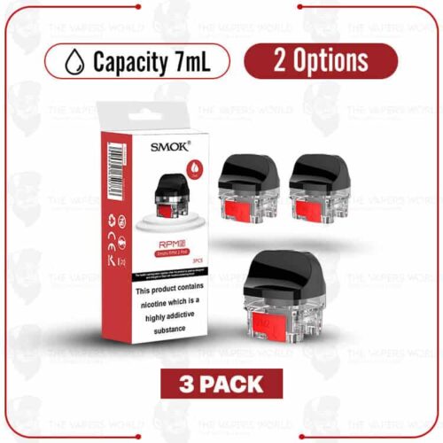 SMOK RPM2 Empty Replacement Pod Cartridge – 3PK