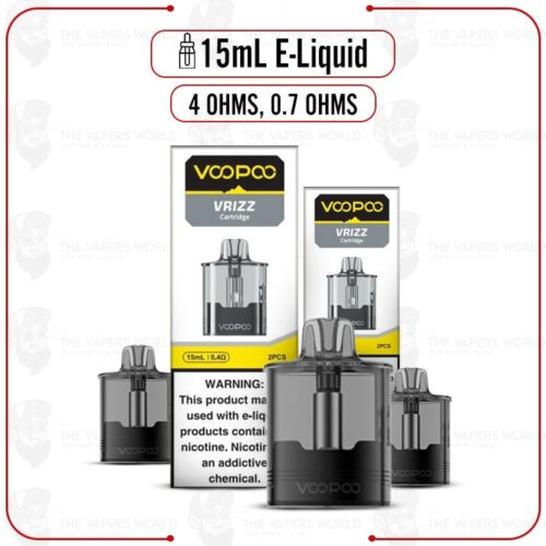 VooPoo VRIZZ replacement pod cartridge – 2-pack