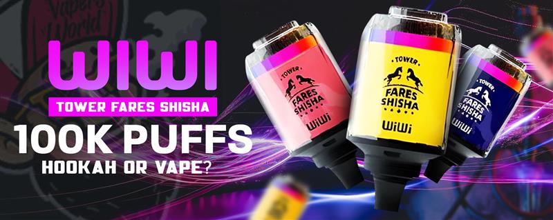 Wiwi Tower Fares Shisha 100K Puffs