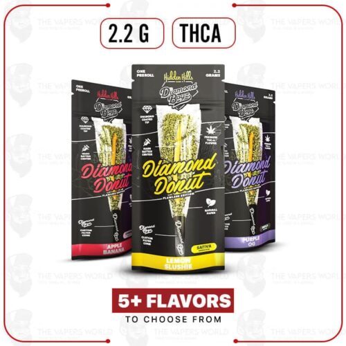 Hidden Hills Club x Diamond Boyz Diamond Donut 2.2G Pre Roll