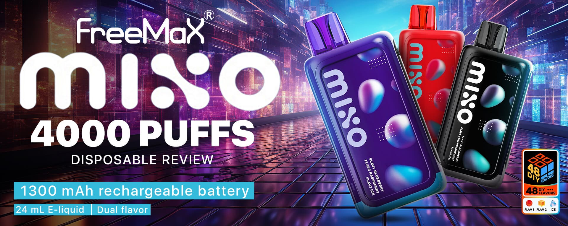 Freemax MIXO 40,000 Puff Disposable Review