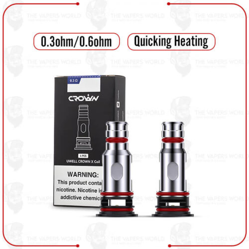 Uwell Crown X Replacement-Coil-4PK
