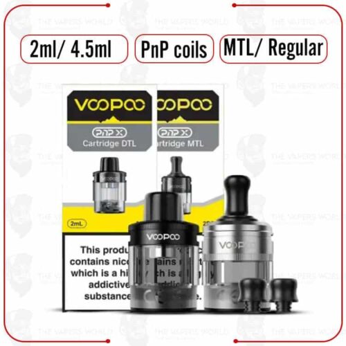 VooPoo PnP Replacement Pod Cartridge - 2PK
