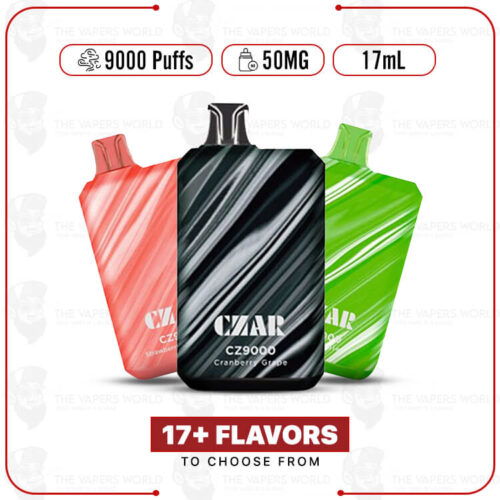 CZAR CZ9000 9K Puffs 5% Disposable