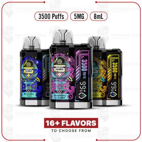 DragBar B3500 5% 3500 Puffs Disposable