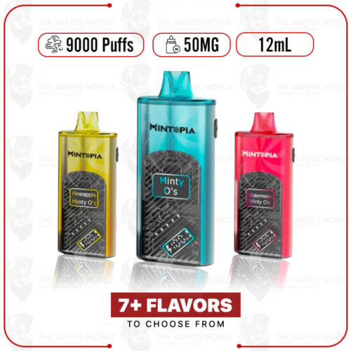 MiNTOPiA Turbo 9000 Puffs 5% Disposable