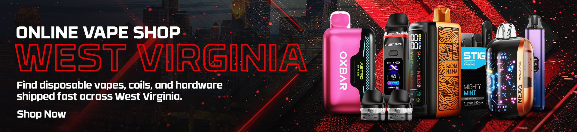 Online Vape Shop West Virginia 