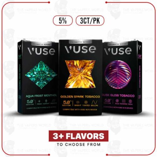 Vuse Prismatic Series Pods 5.0% – 3CT PK
