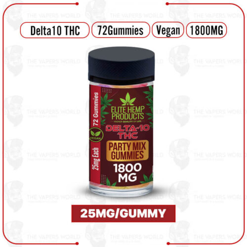 Elite Hemp Delta 10 Mix Vegan Gummies 1800mg