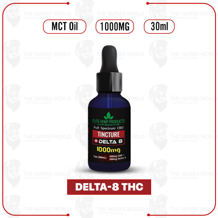Elite Hemp - Delta 8 Tincture 1000MG
