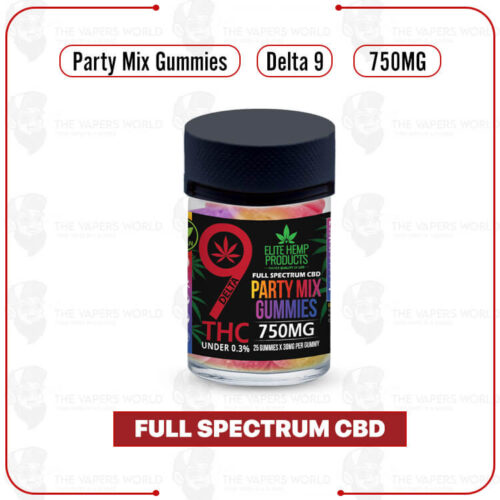 Elite Hemp - Delta 9 Mix Vegan Gummies 750mg