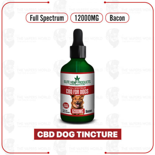 Elite Hemp - CBD Dog Tincture 1200mg Bacon