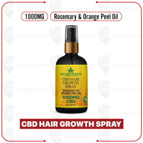Elite Hemp CBD Hair Growth Spray 1000mg Rosemary & Orange Peel Oil
