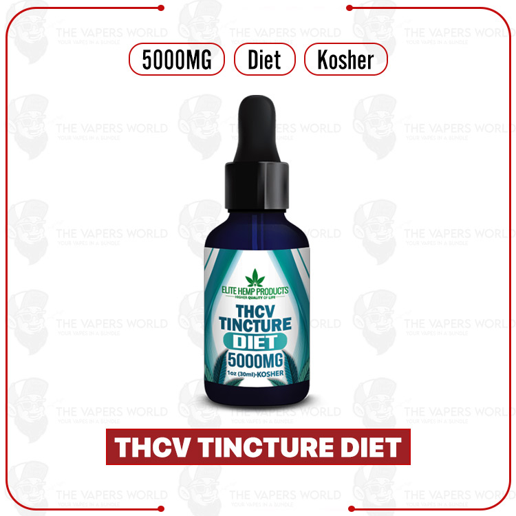 Elite Hemp - THCV Tincture 5000mg Diet