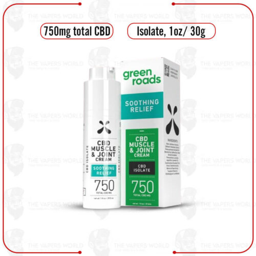 Green Roads CBD Isolate Muscle & Joint Relief Cream 750MG