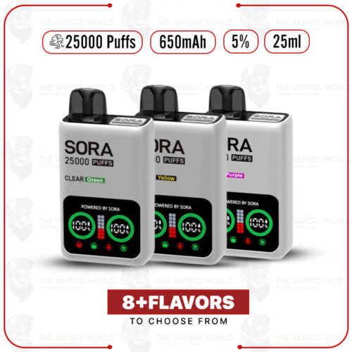 Sora 25000 Puffs Disposable Vape
