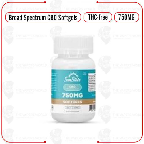 Sun State Hemp CBD Broad Spectrum Softgels 750mg 30pcs