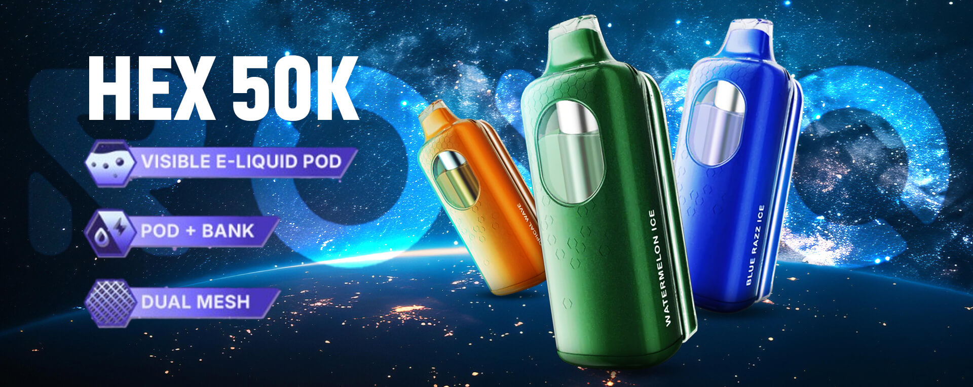 ROMO HEX 50K  Features