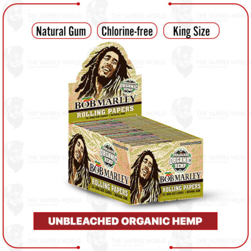 Bob Marley Unbleached Organic Rolling Paper King Size