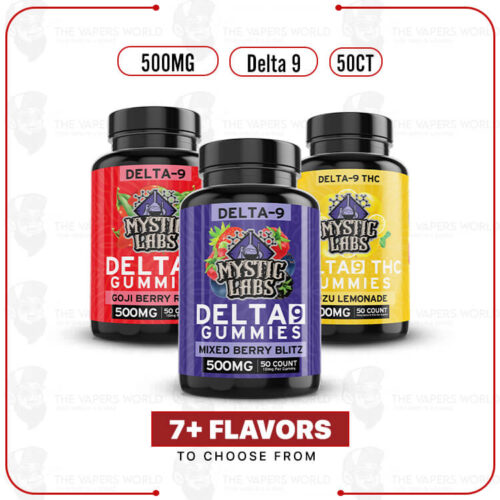 Delta-9 Gummies 500MG 50CT - Mystic Labs