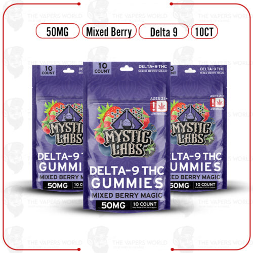 Mystic Labs Mixed Berry Delta-9 Gummies 50MG - (10CT)