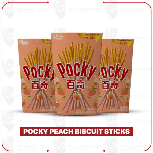 Pocky Peach Biscuit Sticks