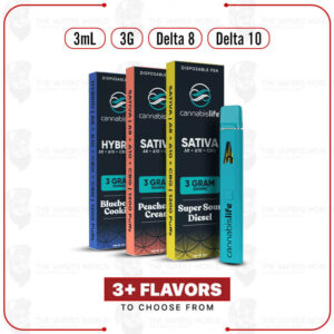 Cannabis Life D8 + D10 Blend Disposable Vape – 3G | 3mL