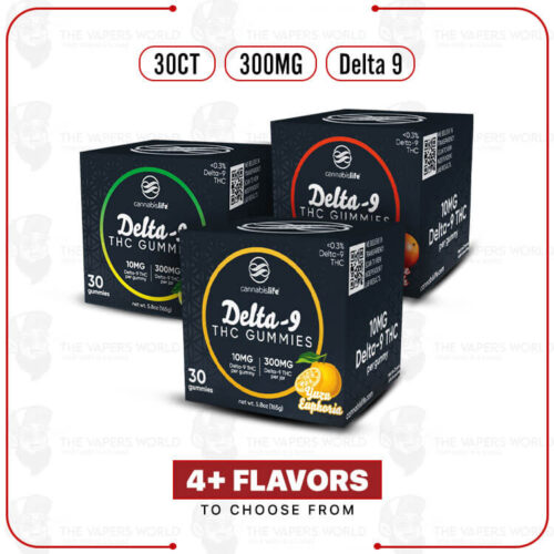 Cannabis Life Extra Strength Delta-9 THC Gummies – 300MG | 30ct