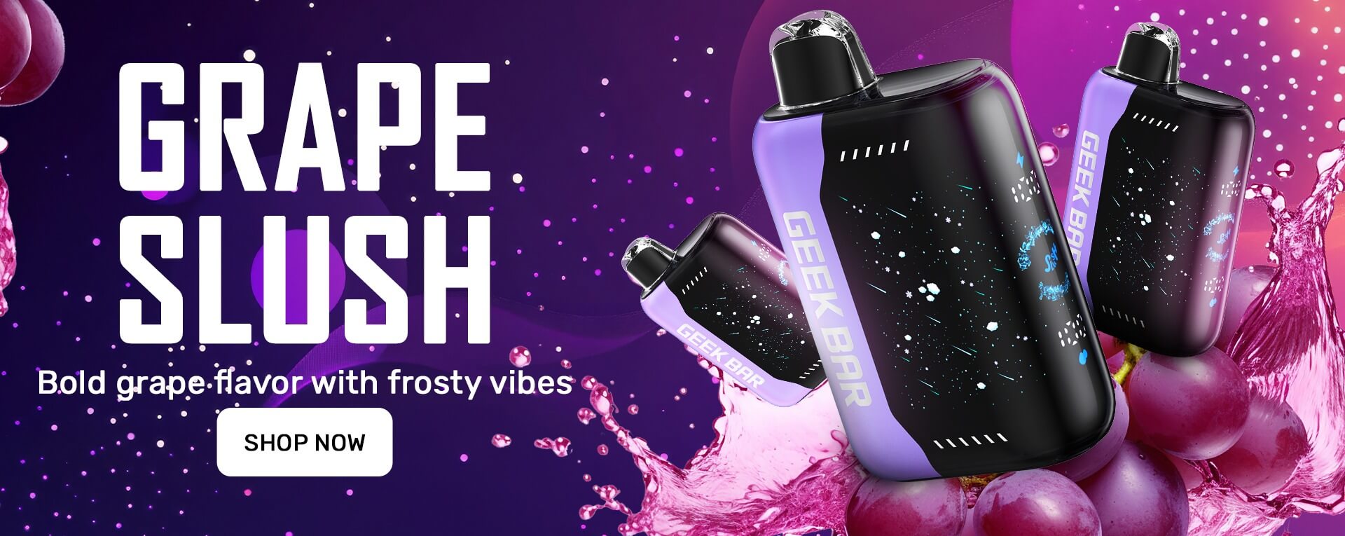 Grape Slush Geek Bar Pulse X Slush Edition 