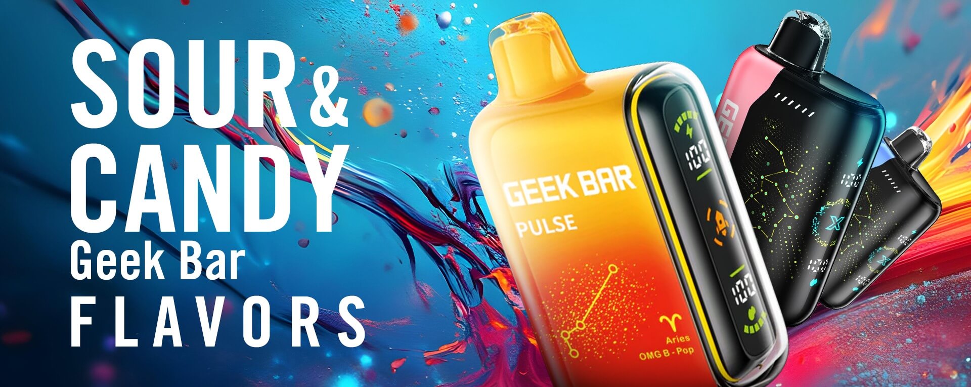 New Sour and Candy Geek Bar Flavors