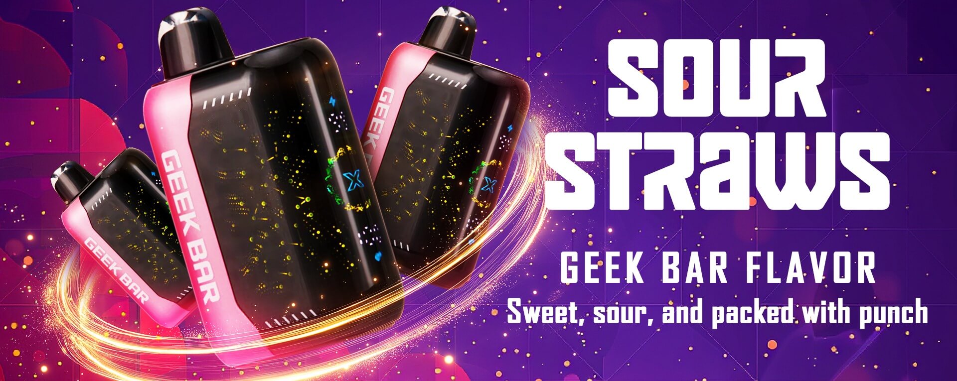 Sour Straws Geek Bar Flavor