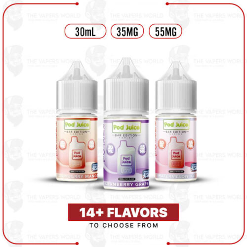 Pod Juice Salt PJ 5000 Series Tobacco Free Nicotine E-Juice 30ml