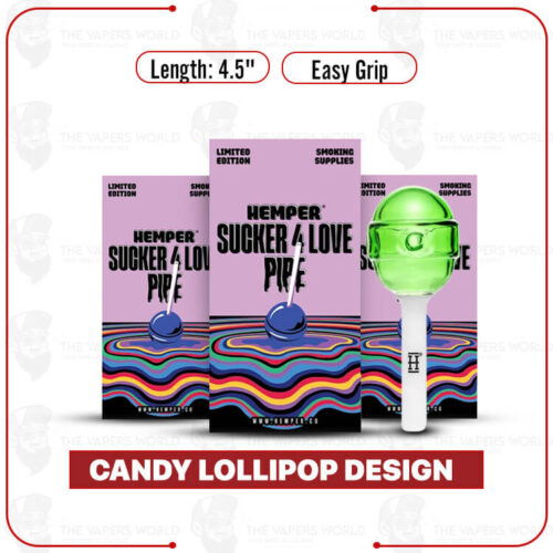 Hemper Sucker 4 Love Lollipop Hand Pipe