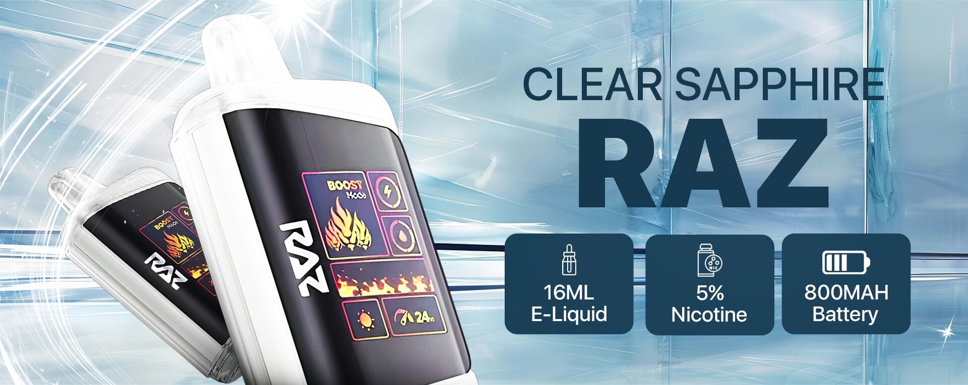 Clear Sapphire RAZ - Shop Now