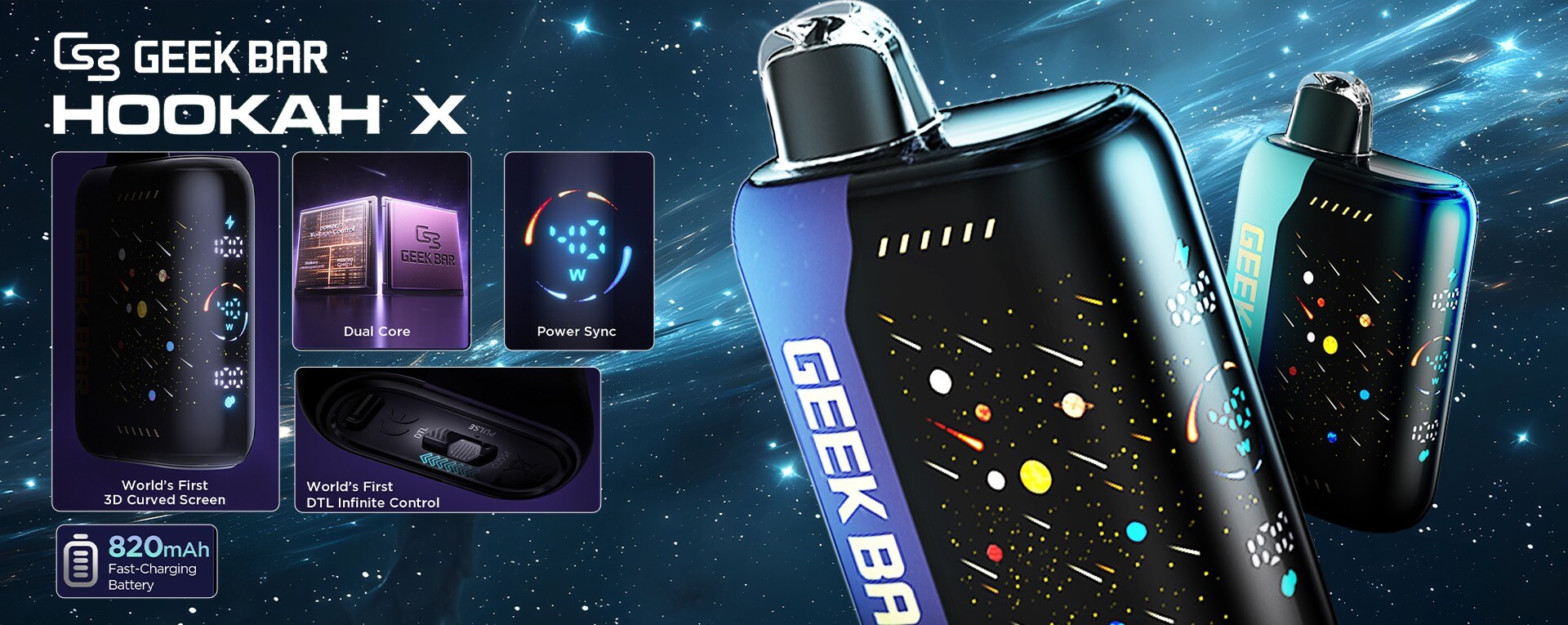 Geek Bar Hookah X 25K Features