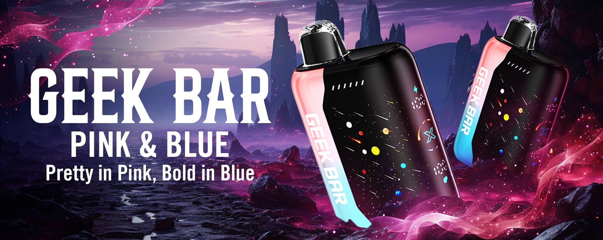 Geek Bar Pink & Blue Review