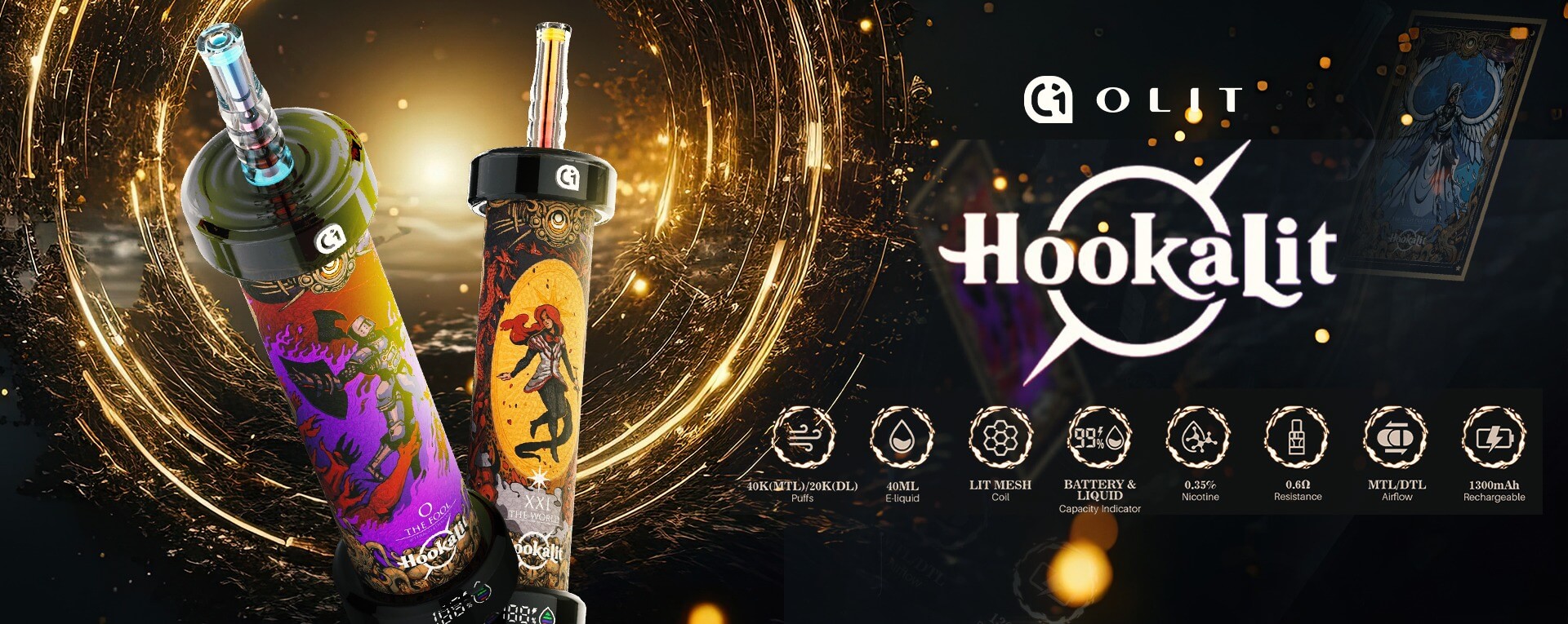 OLIT Hookalit 40000 Puffs Features