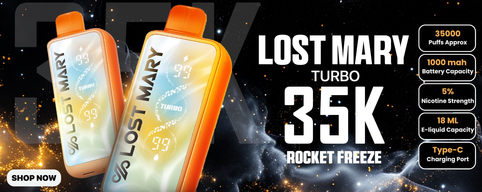 Lost Mary Turbo 35K - Rocket Freeze