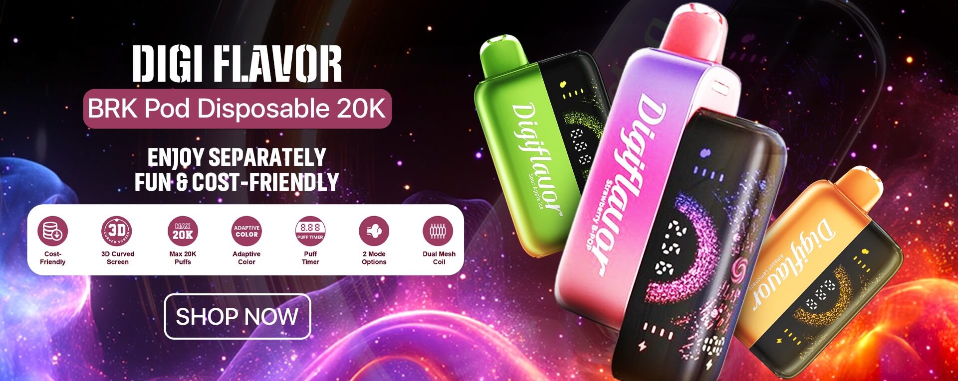 Digi Flavor BRK Pod Disposable 20K