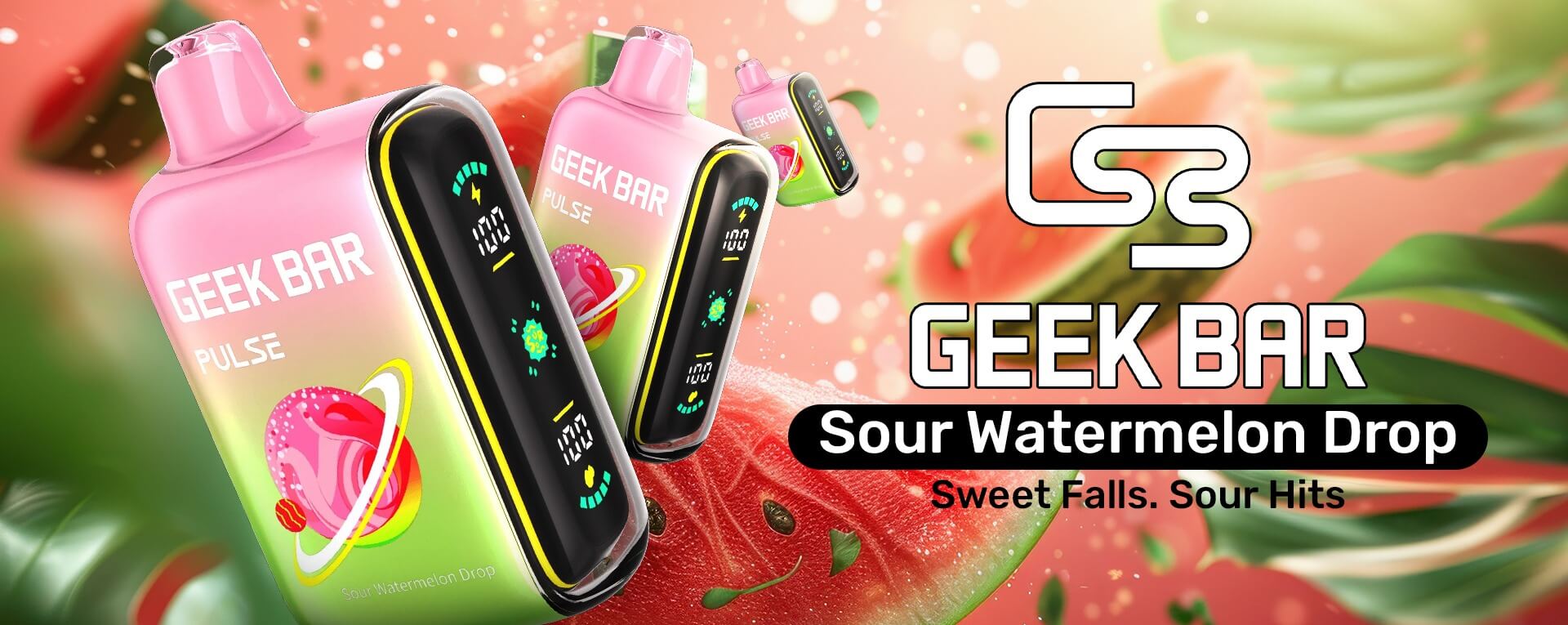 Sour Watermelon Drop Geek Bar Pulse Sour Edition