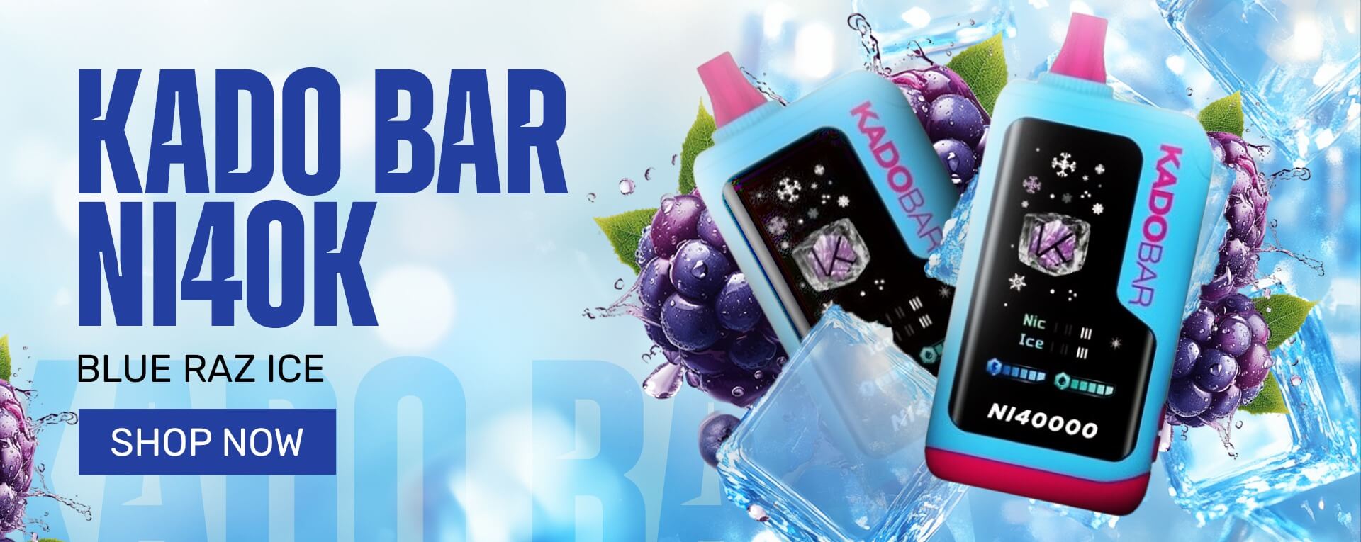 Blue Raz Ice – Kado Bar NI40K