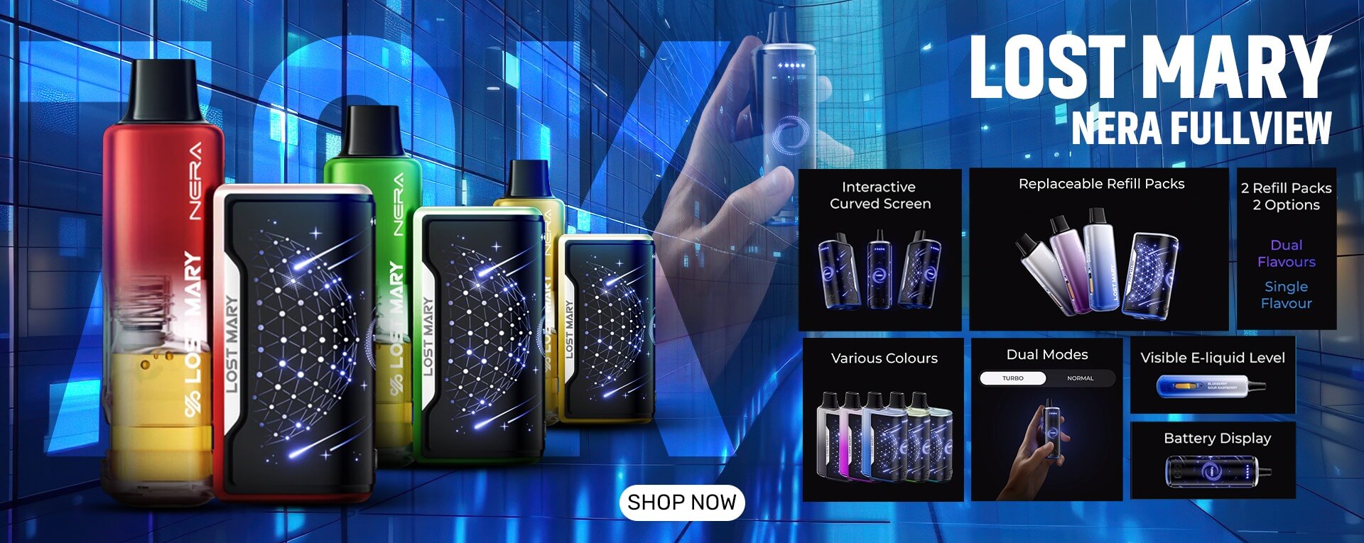 Lost Mary NERA Fullview Features