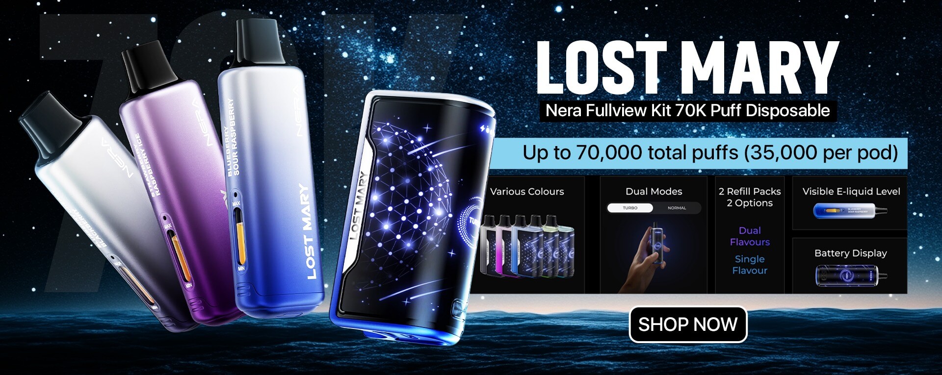 Lost Mary NERA Fullview Kit 70K