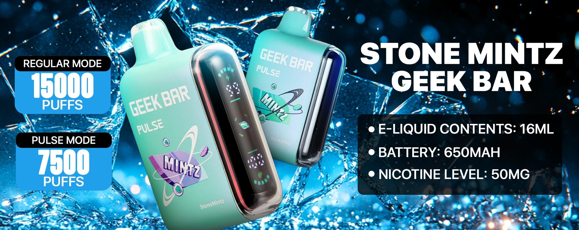 Stone Mintz Geek Bar Pulse 15K